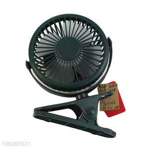 Wholesale battery operated electric fan rechargeable clip on desk fan