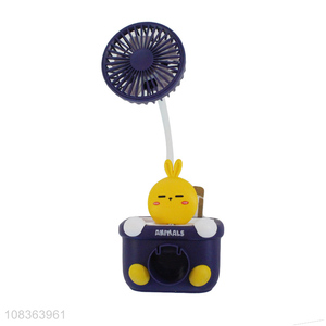 Wholesale creative mini usb desk fan with pencil sharpener for kids