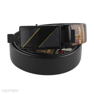 Wholesale business <em>belt</em> pu leather <em>belt</em> automatic buckle <em>belt</em> for men