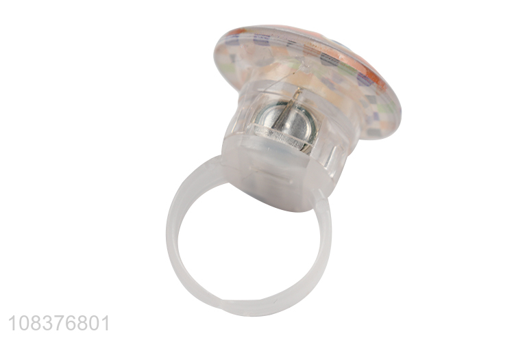 Good quality plastic flashing finger ring glowing ring for sale