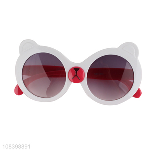 Factory supply lovely bear polarized <em>sunglasses</em> for kids boys girls