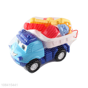 Factory direct sale outdoor children plastic sand toys with car
