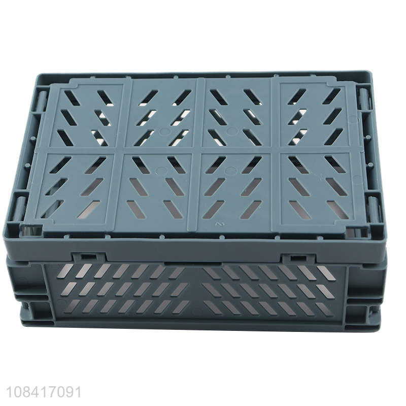 China imports multi-function folding plastic storage basket  storage crates