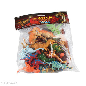 Good wholesale price soft plastic dinosaur toys set