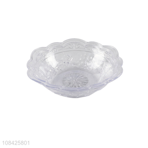 New product transparent plastic fruit plate food plate