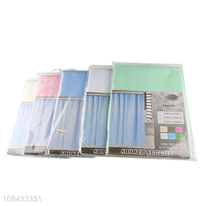 Wholesale Waterproof Shower Curtains Plastic Printing Bath Curtains