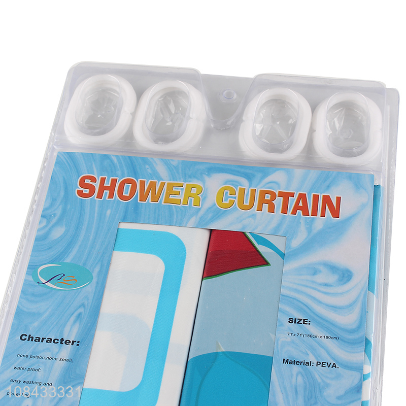 Good sale home bathroom waterproof shower curtains