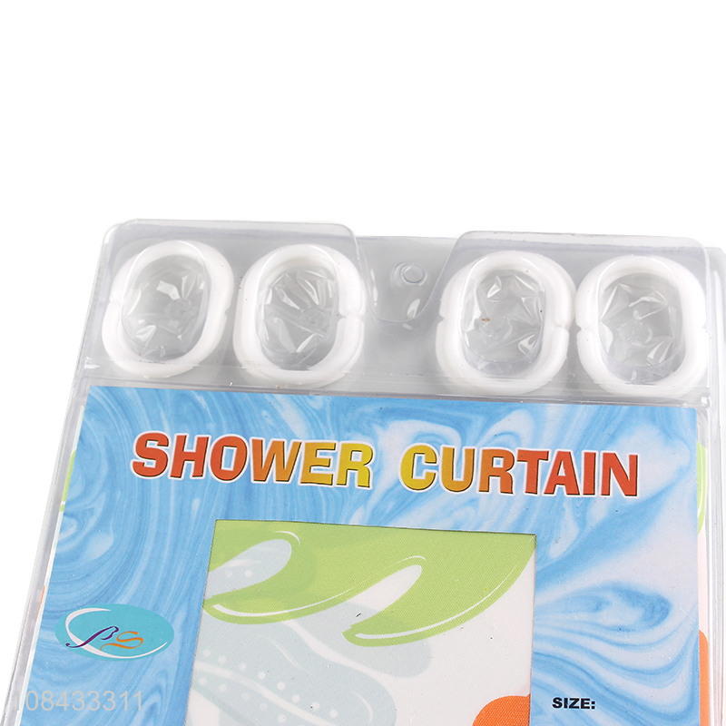 Hot selling shower curtains waterproof bath curtain