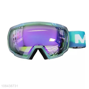 Good price outdoor sports goggles blastproof anti-fog ski goggles for adults