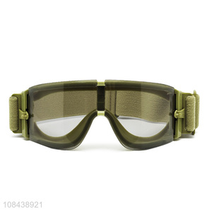 Good quality clear tactical glasses military goggles outdoor windproof sport eyewear