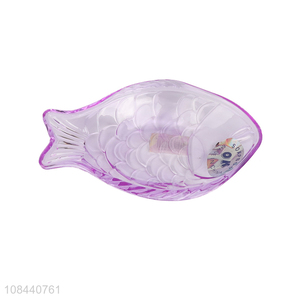 Yiwu market fish shape plastic soap box for bathroom