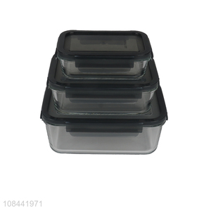 China factory glass food storage box preservation box for sale