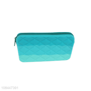 New design gradient color rhomboid silicone <em>coin</em> <em>purse</em> for women