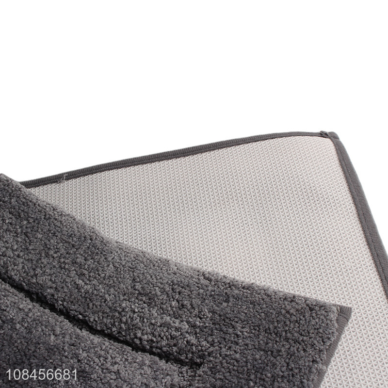 New arrival soft comfortable polyester floor mat for household