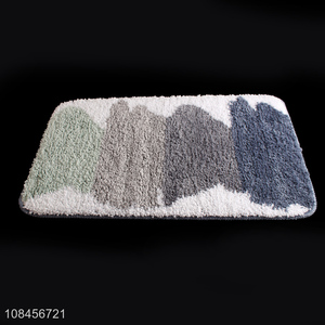 Good quality household polyester door mat floor mat for sale
