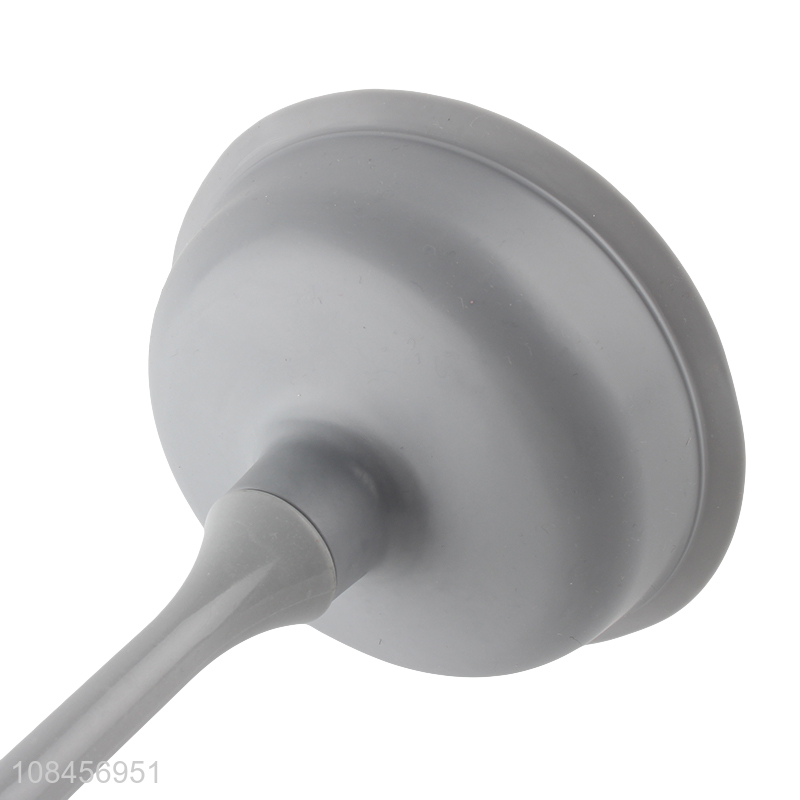 Good selling grey durable toilet plunger for bathroom cleaning