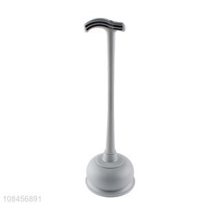 Factory price grey bathroom cleaning tools toilet plunger for sale