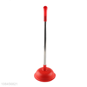 China wholesale tpr toilet plunger sink plunger with long handle