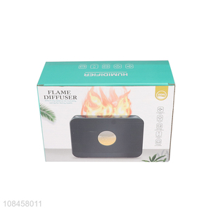 New arrival desktop flame humidifier aromatherapy machine