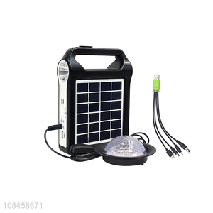 Top quality battery solar <em>flashlight</em> small system for sale