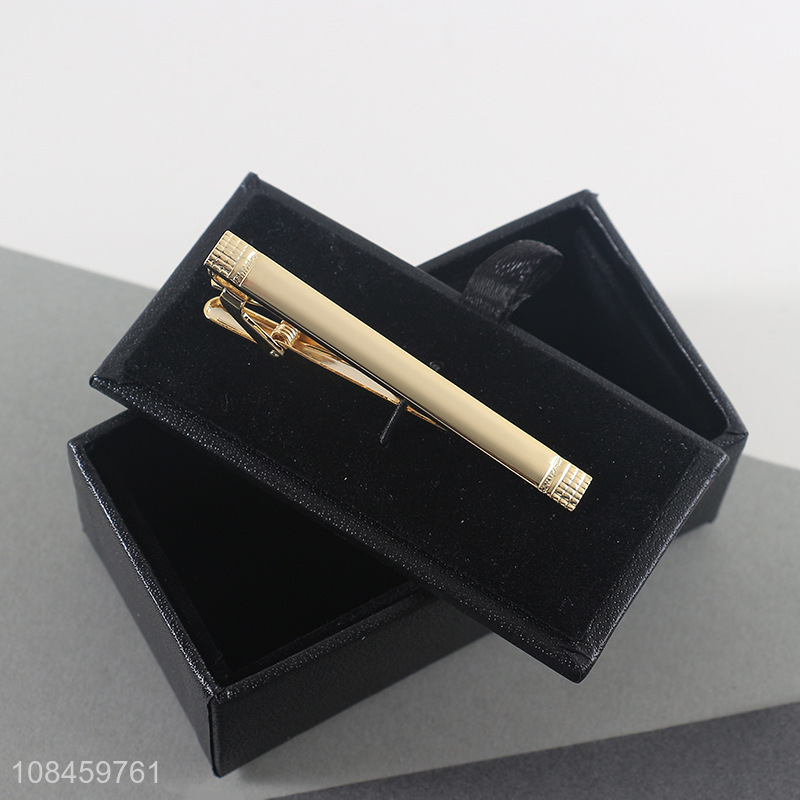 China wholesale iron tie clips fashion accessories for men