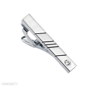 Factory price niche high-end tie clips for men