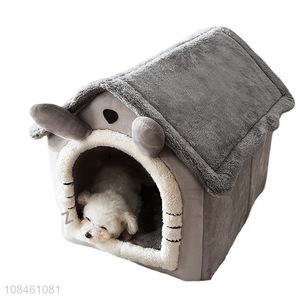 Wholesale cottage house shaped <em>pet</em> <em>bed</em> foldable comfortable dog house
