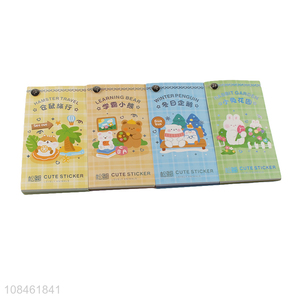 Yiwu market cute pet hand account stickers for girls DIY