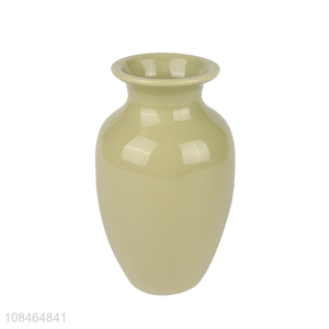 Wholesale glazed porcelain flower vase ceramic vase for home decoration