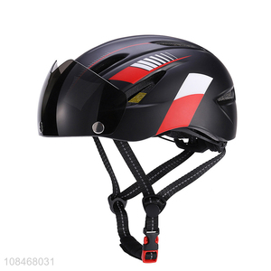 Wholesale adults bike helmet multi-sport scooter helmet with magnetic goggle