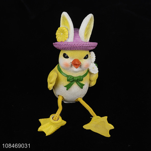 Good quality Easter chick figurine resin chick statue for party <em>decoration</em>