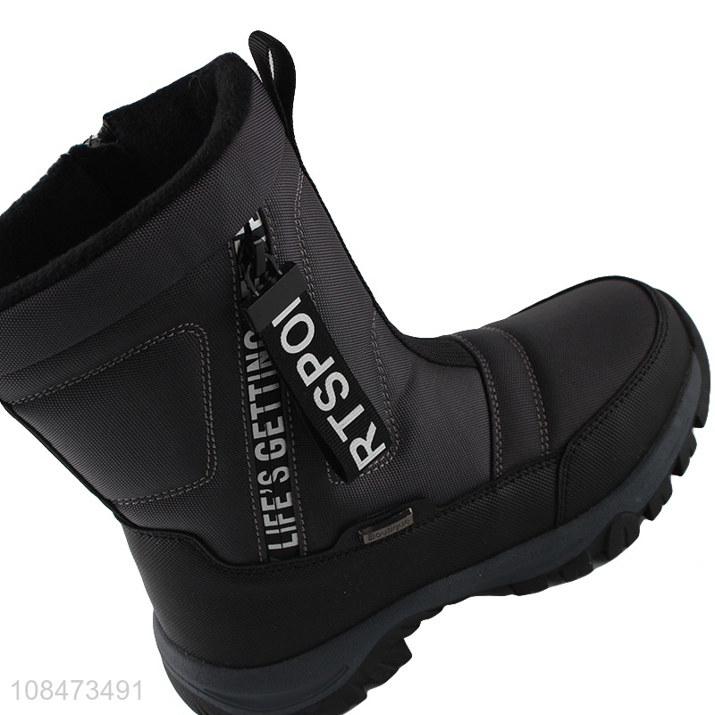 Hot products simple winter warm cotton boots for men