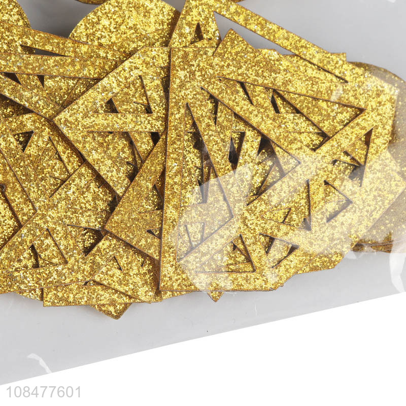 Hot selling gold glitter paper confetti for wedding party decoration