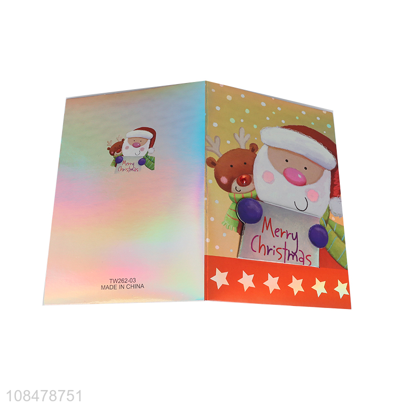 Factory supply winter festival cards Christmas greeting cards