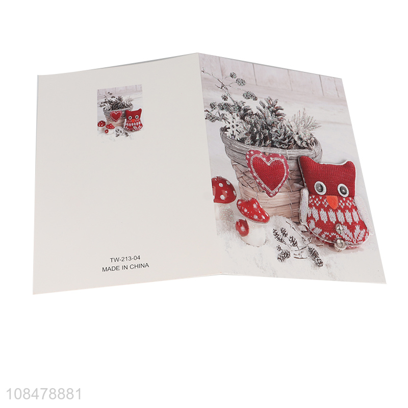 Factory price holiday Christmas cards festival greeting cards