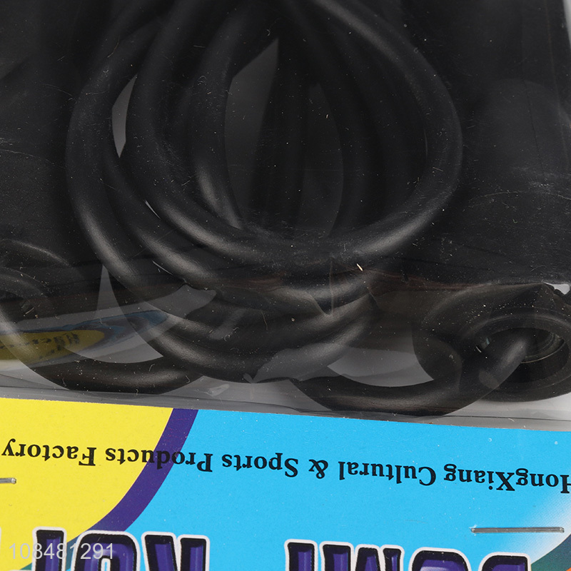 Factory supply black fitness workout jumping rope for sports