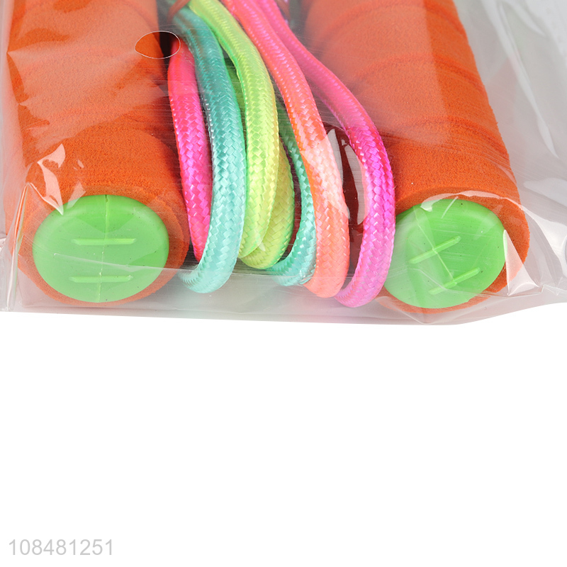 Hot products colourful sports fitness home use jumping rope