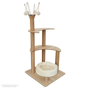 Wholesale wooden <em>cat</em> climbing frame soft <em>cat</em> nest <em>cat</em> <em>toy</em>