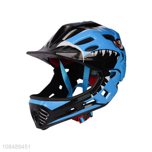 Wholesale kids bike helmet cartoon monster printed multi-sport helmet