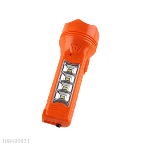 High quality solar powered rechargeable led torch <em>flashlight</em> for home use