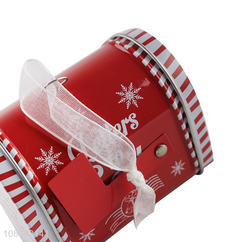 Wholesale mailbox shaped tin cans metal storage cans for cookies candy tea