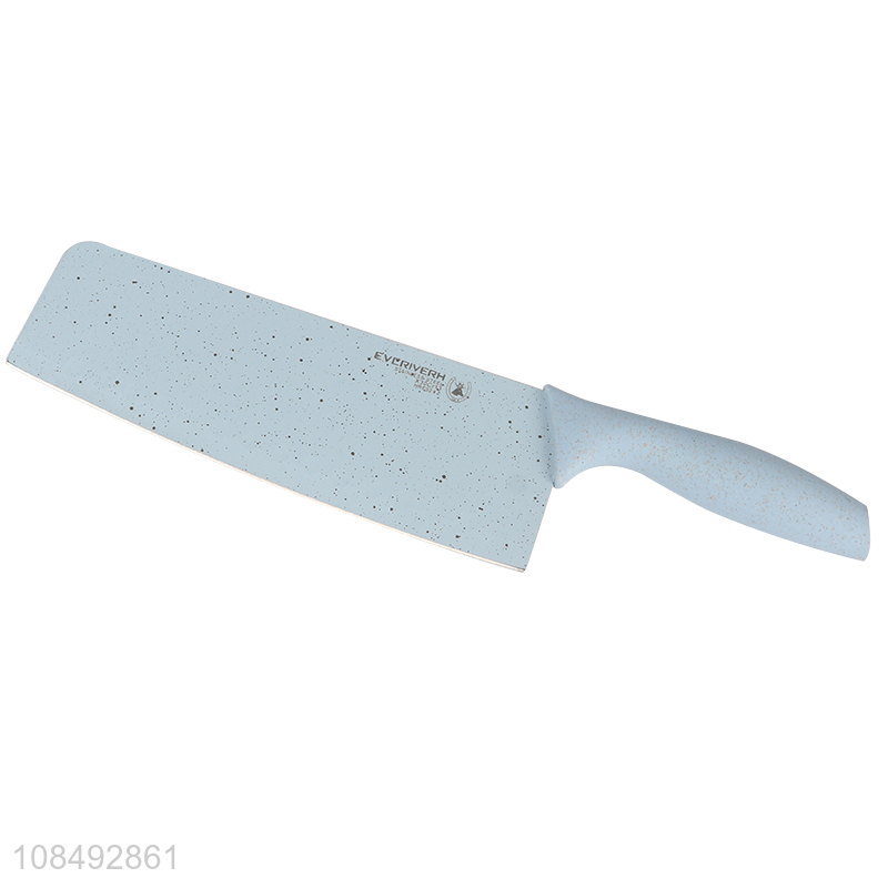 Wholesale kitchen knife set with kitchen scissors, cutting board, peeler & acrylic storage holder