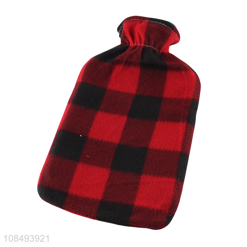 Hot selling 2L reusable empty hot water bag with cover for cold winter