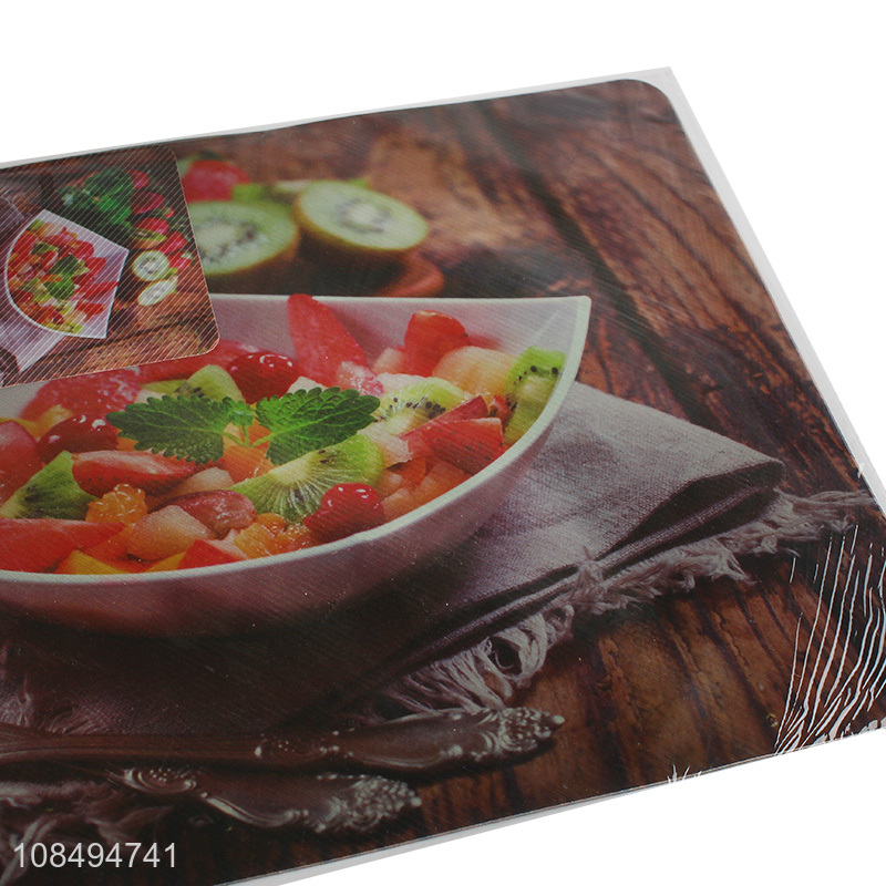 Wholesale waterproof oilproof anti-slip 6 placemats and 6 coasters set