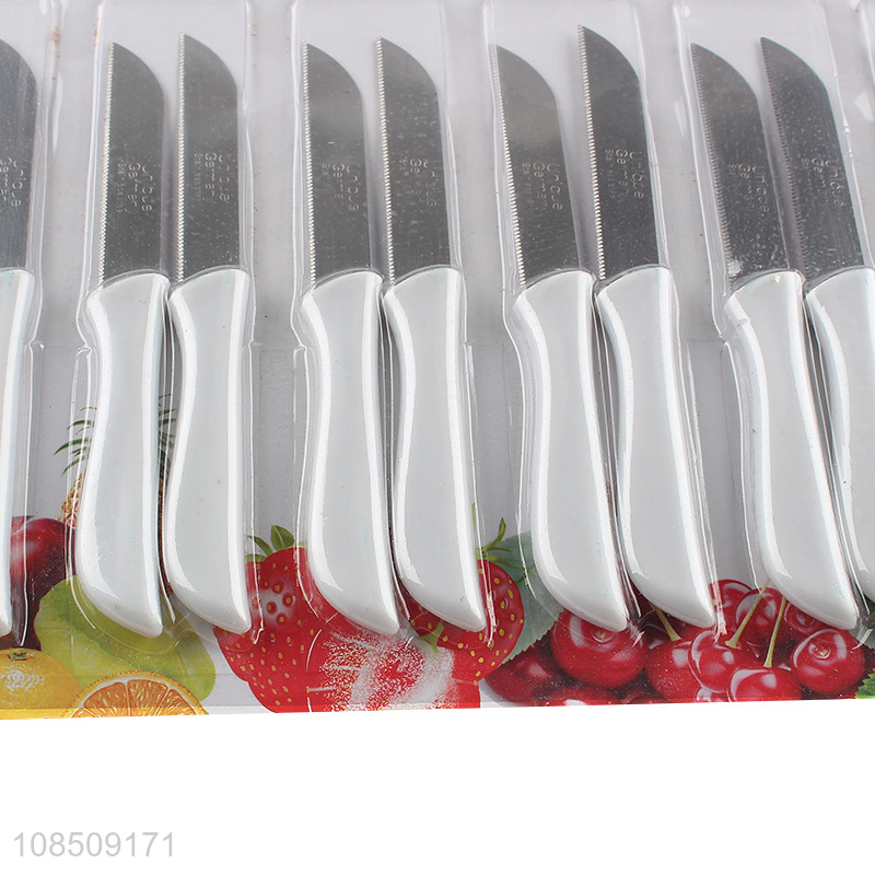 Top selling stainless steel kitchen knife set with plastic handle