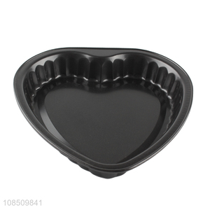 Factory supply heart shaped carbon steel baking pan cake baking mold