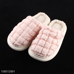 High quality soft thick soled slippers winter house shoes for women