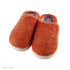 High quality soft cozy indoor slides winter house shoes for women