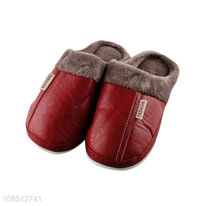 Factory price women bedroom slippers slip-on casual house slippers