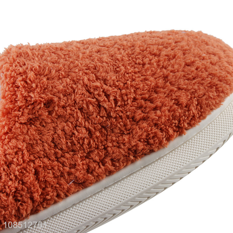 High quality soft cozy indoor slides winter house shoes for women